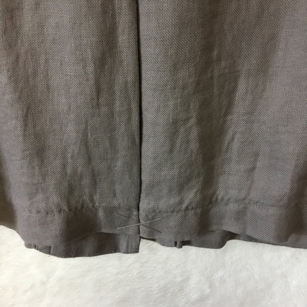 Coldwater Creek Gray Linen Jacket - Picture 6 of 7